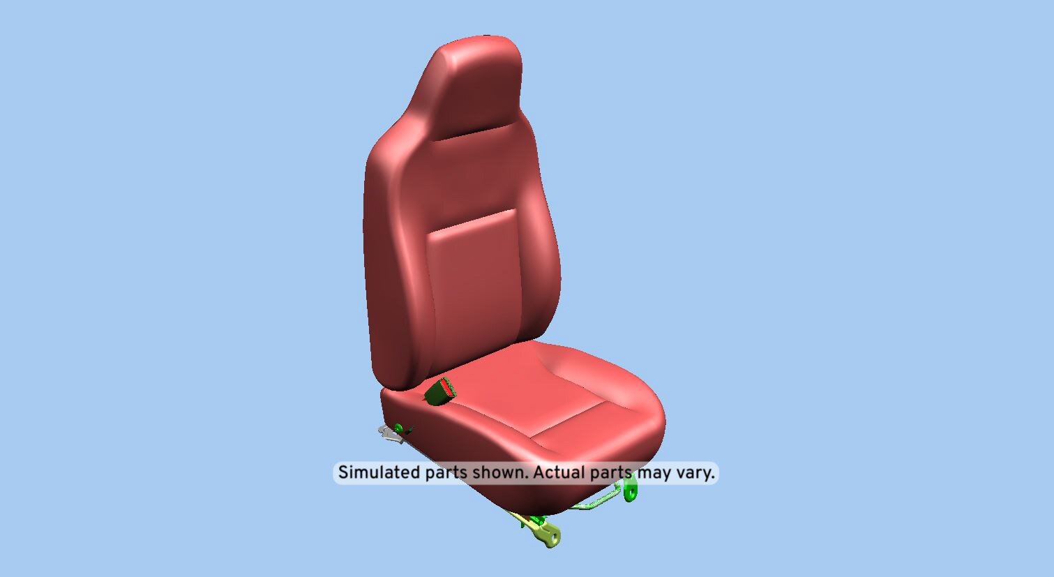 GM Genuine Parts Ebony Driver Seat