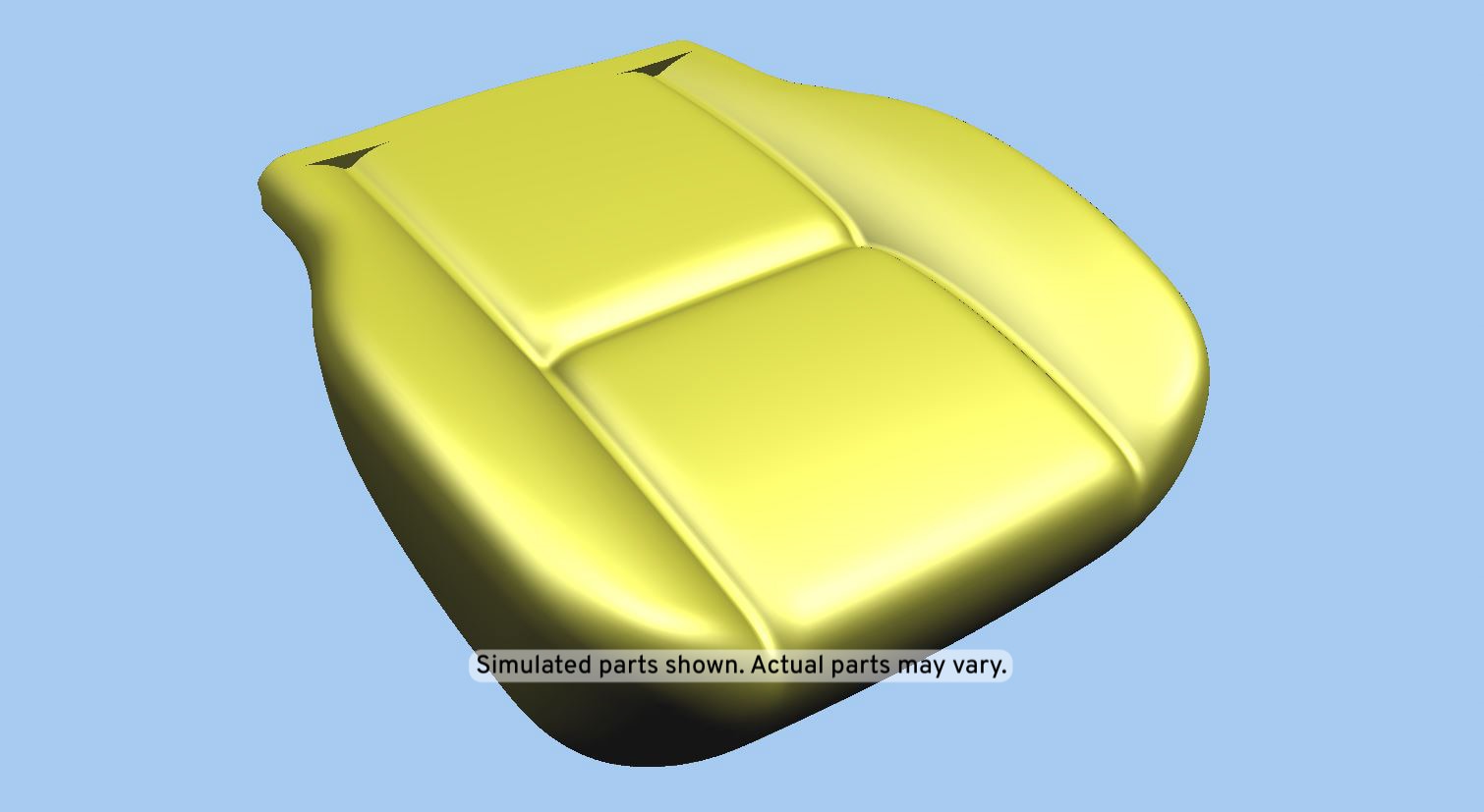 GM Genuine Parts Ebony Driver Seat Cushion Cover