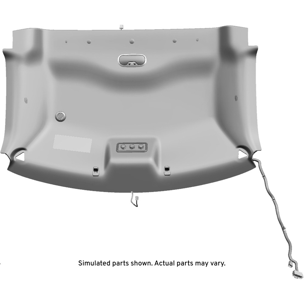 GM Genuine Parts Shale Front Headliner