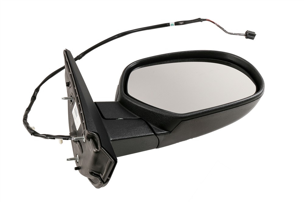 GM Genuine Parts Black Passenger Side Door Mirror