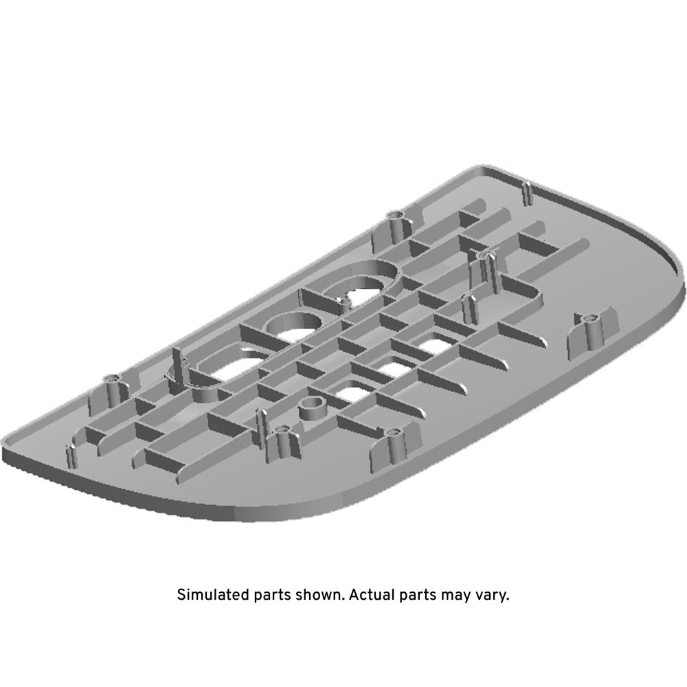 GM Genuine Parts Light Opel Gray Roof Console Opening Trim Plate