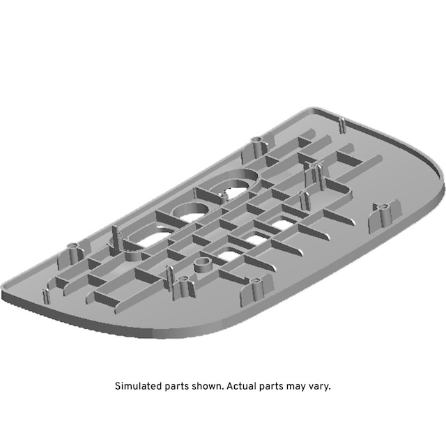 GM Genuine Parts Light Opel Gray Roof Console Opening Trim Plate