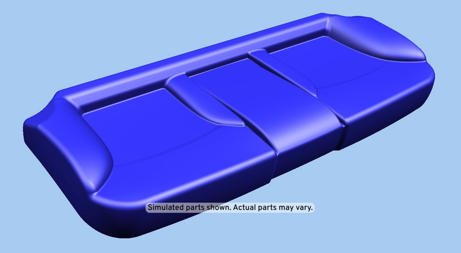 GM Genuine Parts Jet Black Rear Seat Cushion