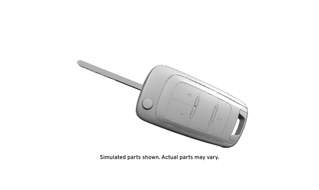 GM Genuine Parts Folding Door Lock and Ignition Lock Key (Programming Required)