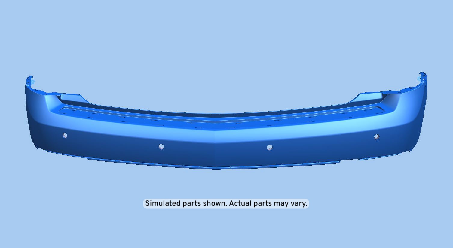 GM Genuine Parts Rear Upper Bumper Cover