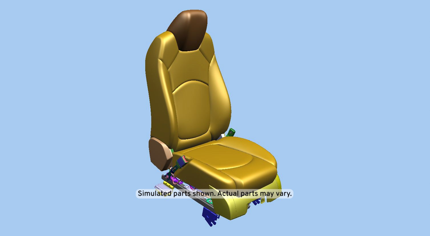 GM Genuine Parts Ebony Driver Seat