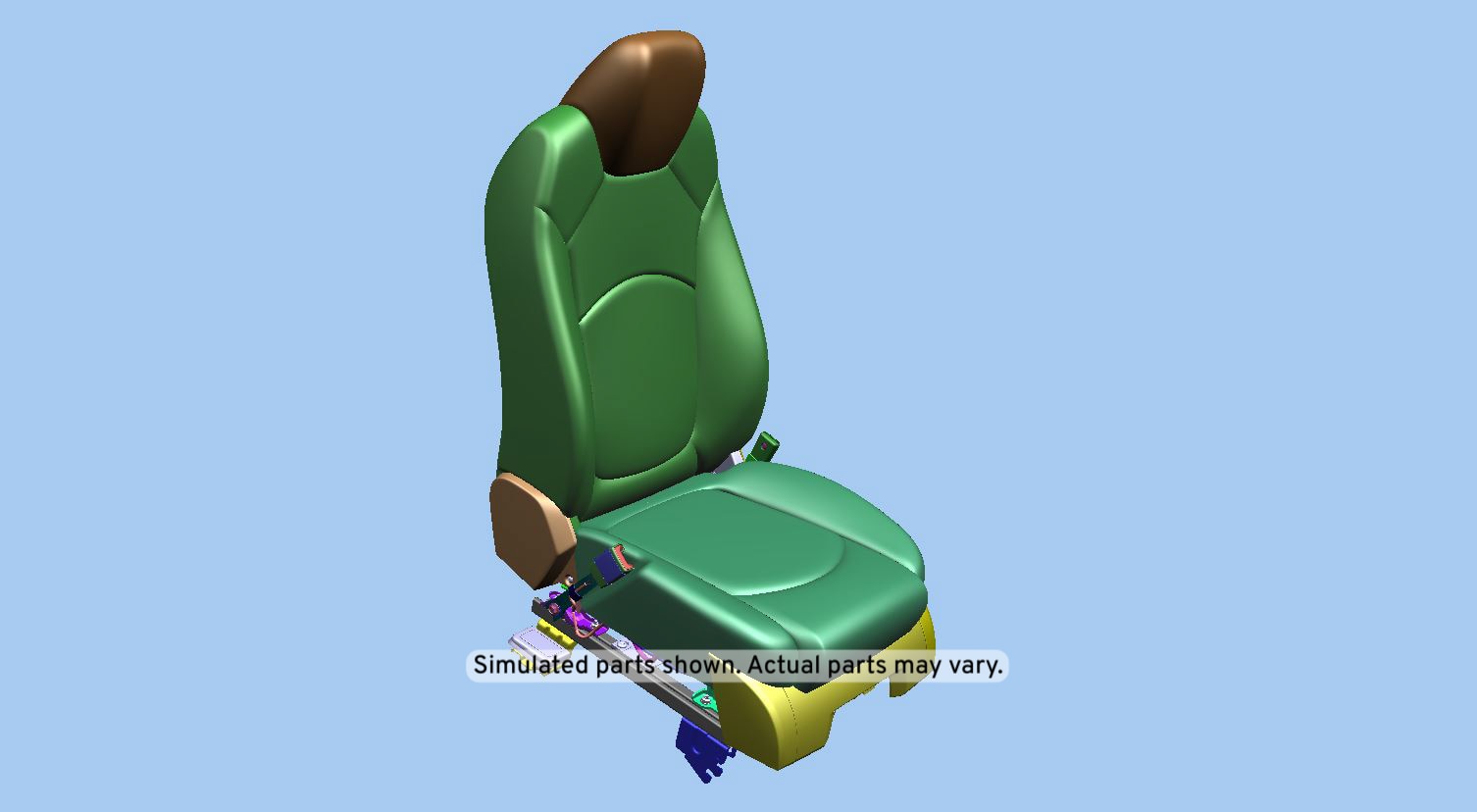 GM Genuine Parts Ebony Driver Seat