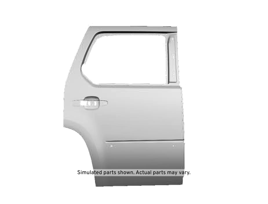 GM Genuine Parts Passenger Side Rear Door Outer Panel