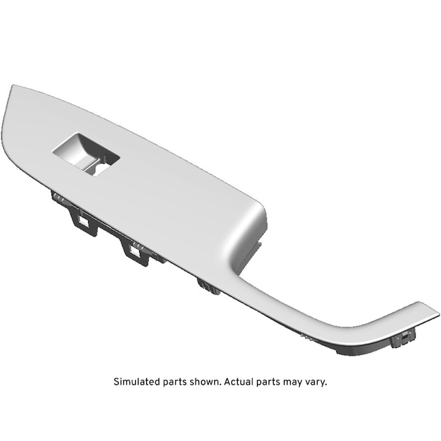 GM Genuine Parts Jet Black Front Passenger Side Door Switch Bezel