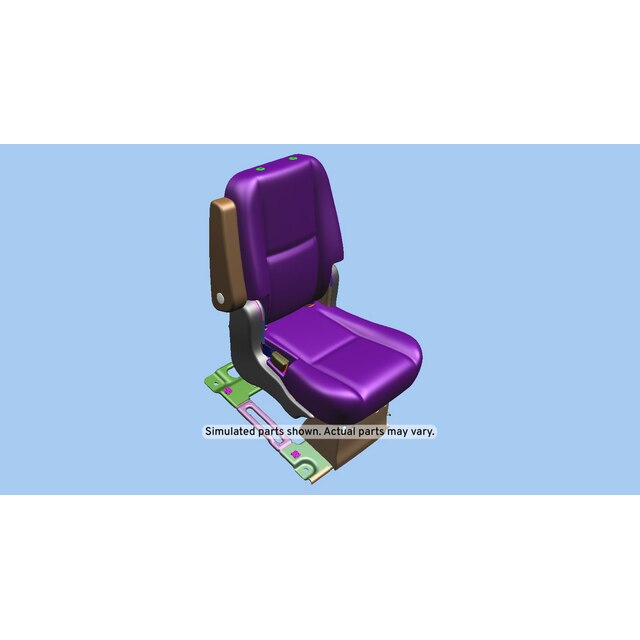 GM Genuine Parts Ebony Rear Driver Side Seat