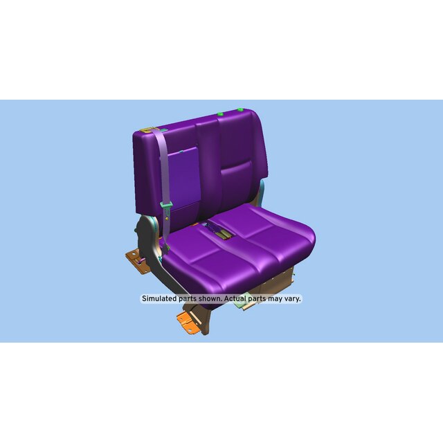 GM Genuine Parts Light Titanium Rear Driver Side Seat