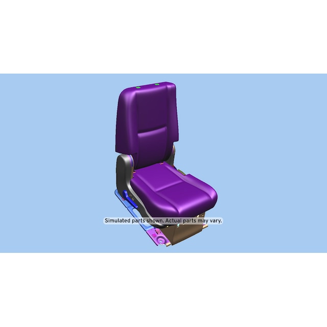GM Genuine Parts Light Titanium Rear Passenger Side Seat