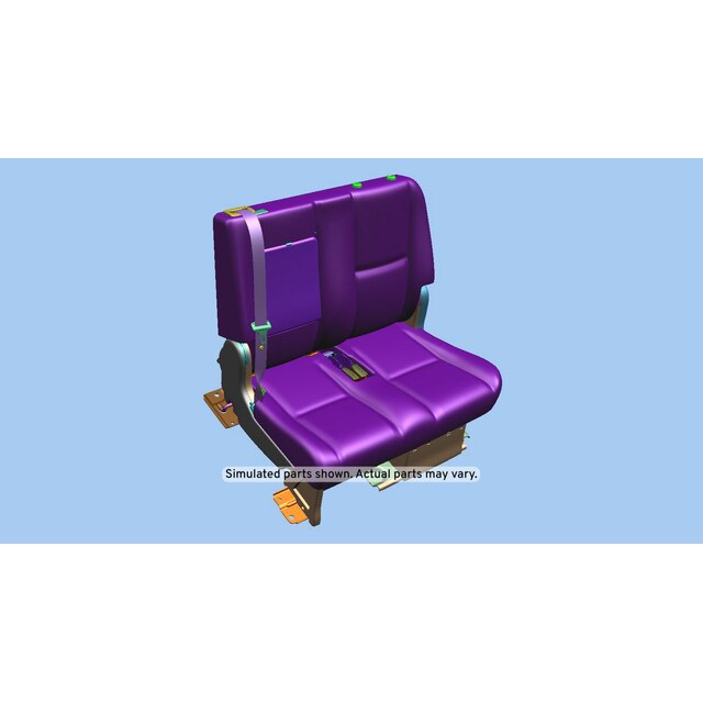 GM Genuine Parts Light Titanium Rear Driver Side Seat