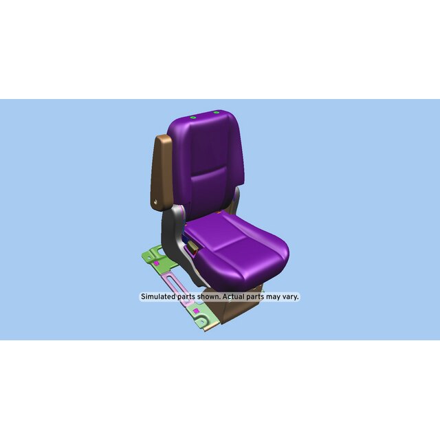 GM Genuine Parts Ebony Rear Driver Side Seat