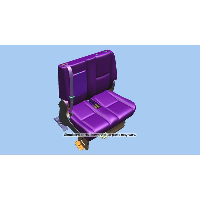 GM Genuine Parts Ebony Rear Driver Side Seat