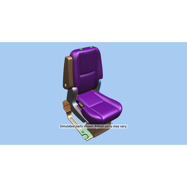 GM Genuine Parts Ebony Rear Driver Side Seat
