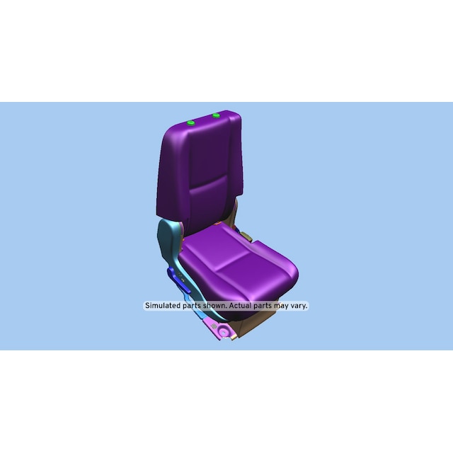 GM Genuine Parts Ebony Rear Passenger Side Seat