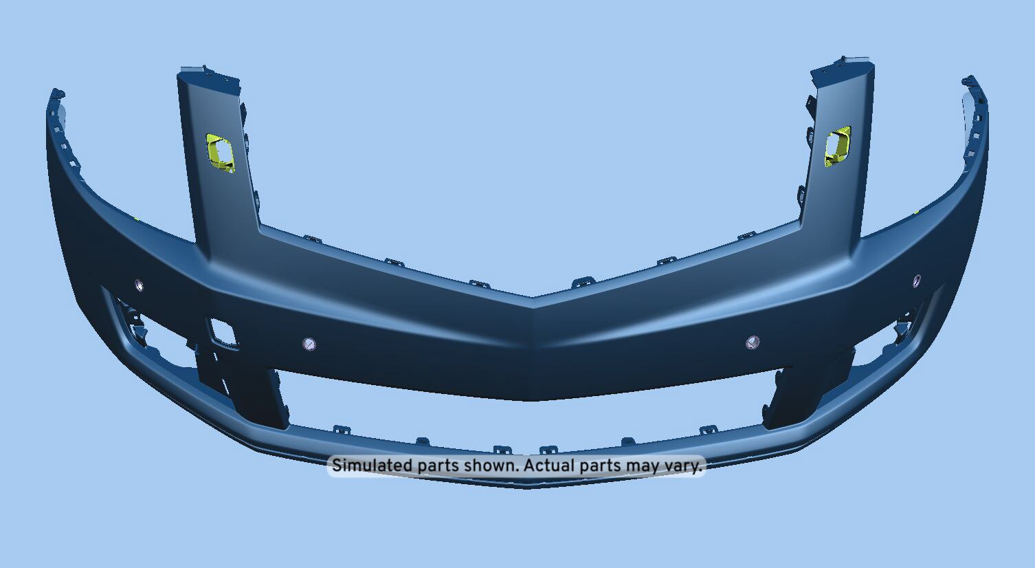 GM Genuine Parts Front Upper Bumper Cover