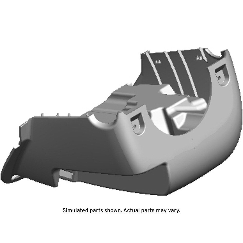 GM Genuine Parts Jet Black Steering Column Shroud