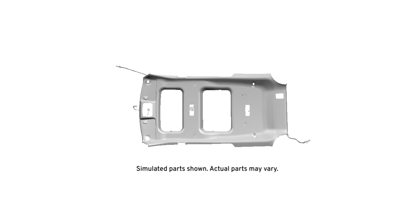 GM Genuine Parts Light Titanium Headliner