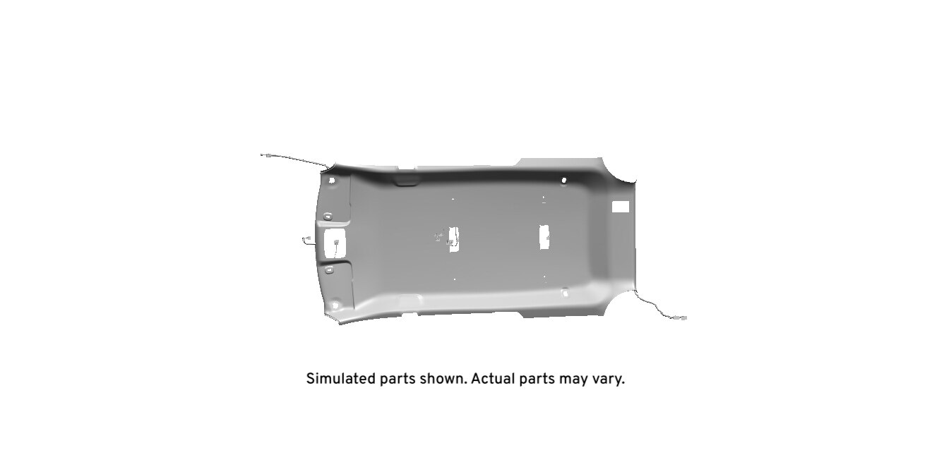 GM Genuine Parts Light Titanium Headliner