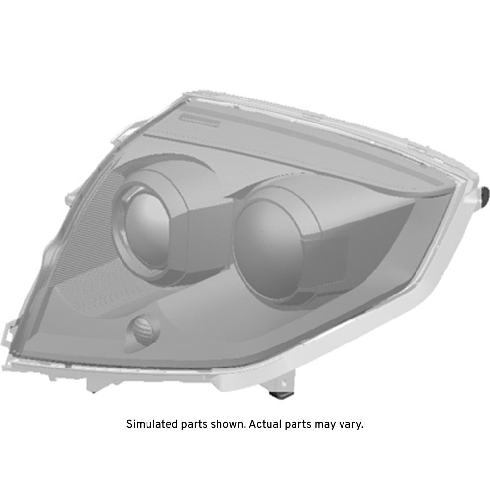 GM Genuine Parts Passenger Side Headlamp
