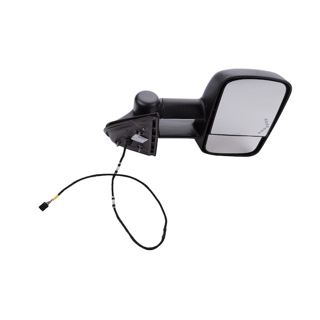 GM Genuine Parts Passenger Side OutSide Mirror Assembly in Black