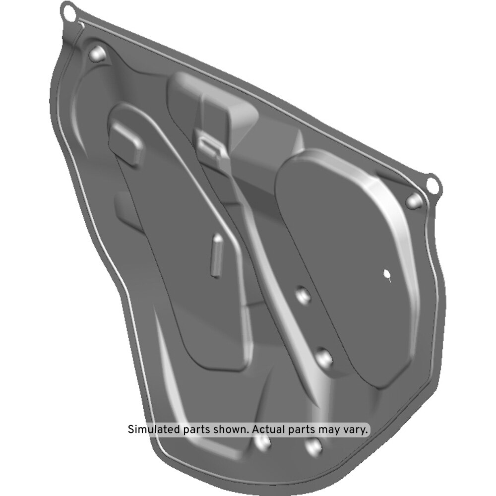 GM Genuine Parts Driver Side Rear Door Water Deflector