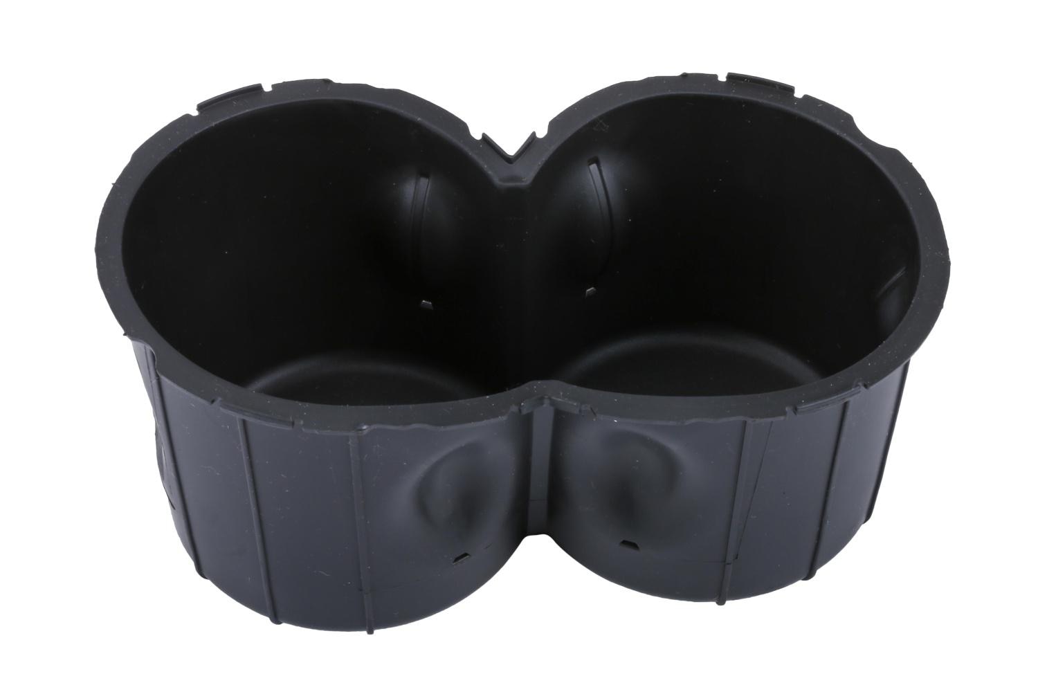 GM Genuine Parts Black Carbon Metallic Front Floor Console Cup Holder Liner