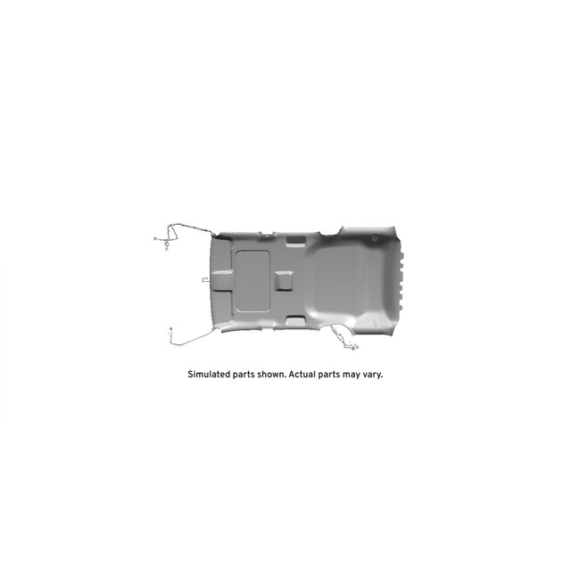 GM Genuine Parts Light Opel Gray Headlining Trim Panel