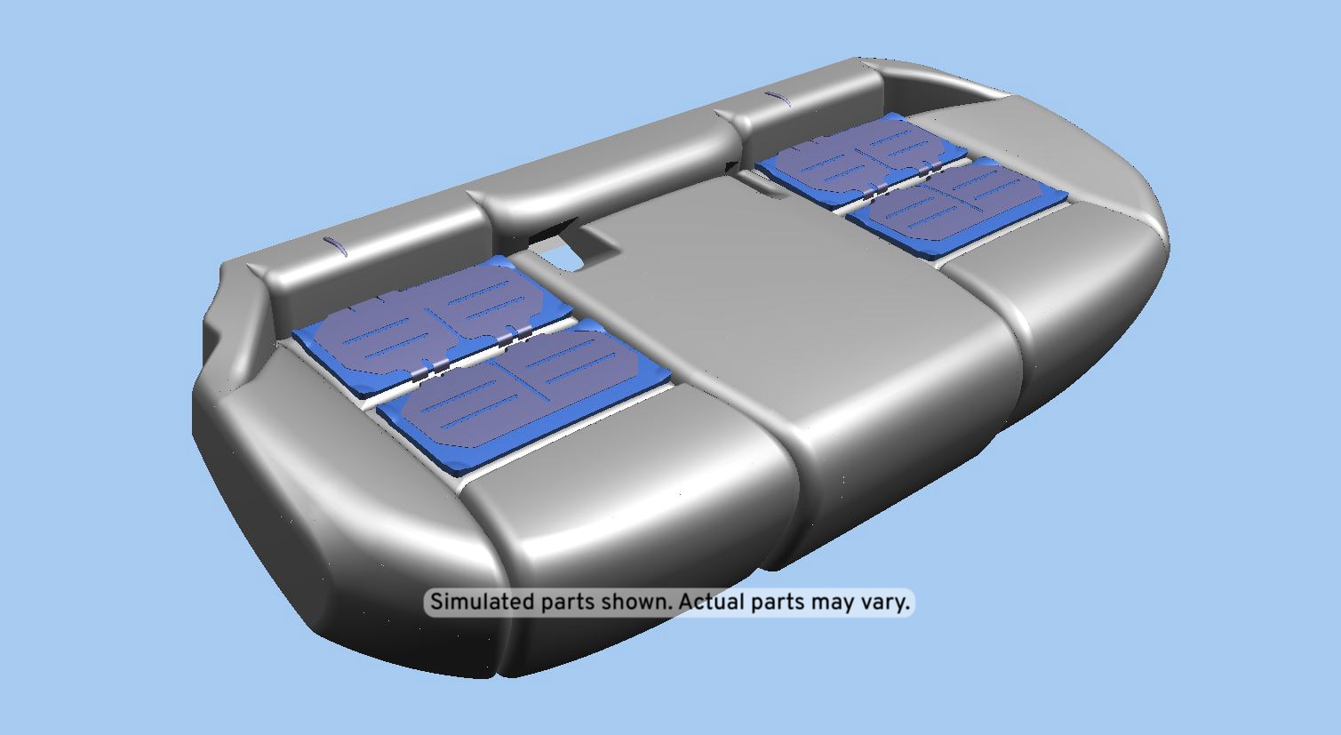 GM Genuine Parts Jet Black Rear Seat Cushion