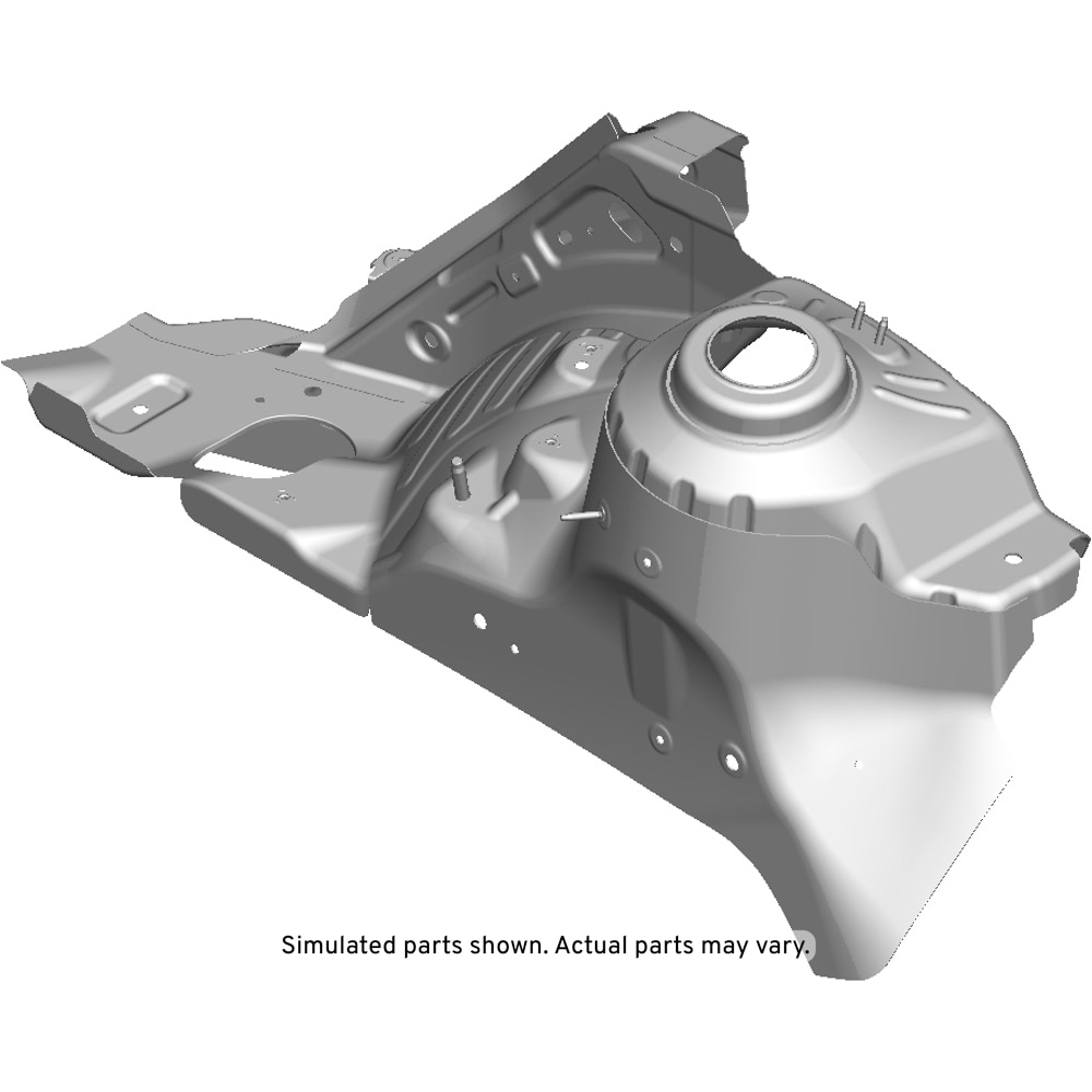 GM Genuine Parts Passenger Side Front Wheelhouse Panel