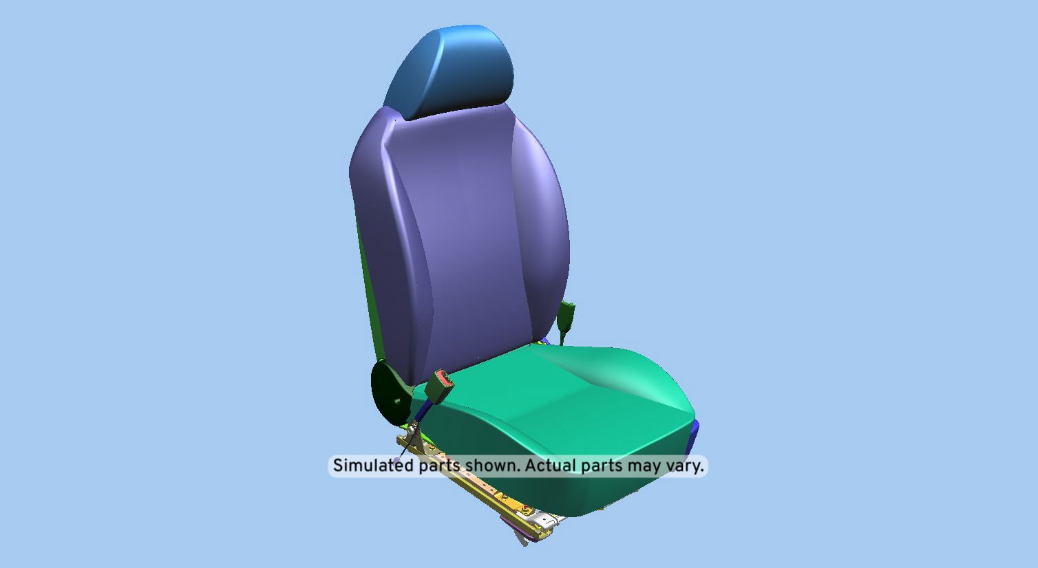GM Genuine Parts Cocoa Driver Seat