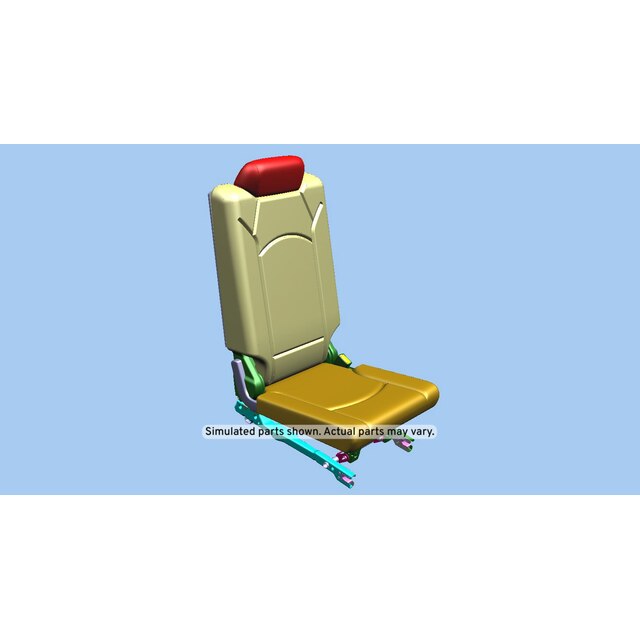 GM Genuine Parts Ebony 3rd Row Passenger Side Seat