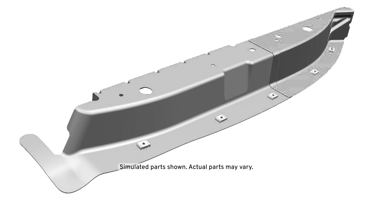 GM Genuine Parts Driver Side Pickup Box Side Panel Front Reinforcement