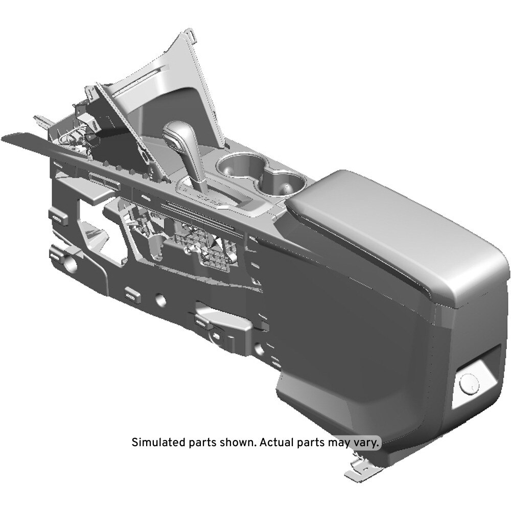 GM Genuine Parts Brownstone Front Floor Console