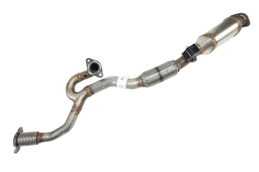 GM Genuine Parts Front Exhaust Pipe with 3-Way Catalytic Converter, Pipe, Flange, Adapter, Insulator, Gasket, and Nuts