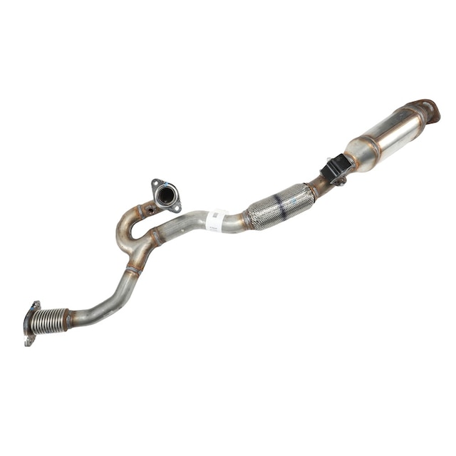 GM Genuine Parts Front Exhaust Pipe with 3-Way Catalytic Converter, Pipe, Flange, Adapter, Insulator, Gasket, and Nuts