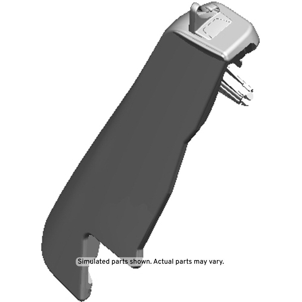 GM Genuine Parts Dark Titanium Rear Passenger Side Seat Back Bolster
