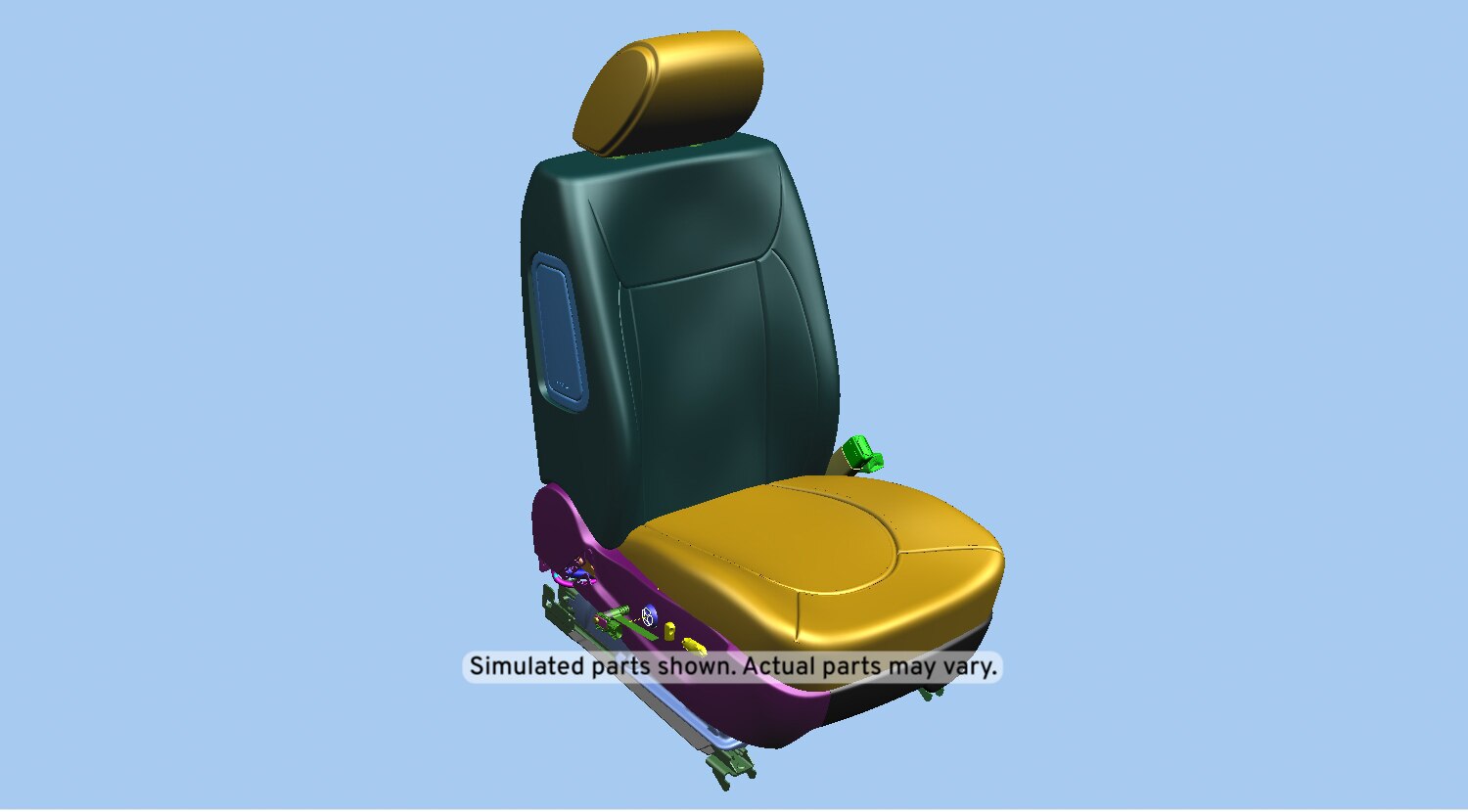 GM Genuine Parts Shale Passenger Seat