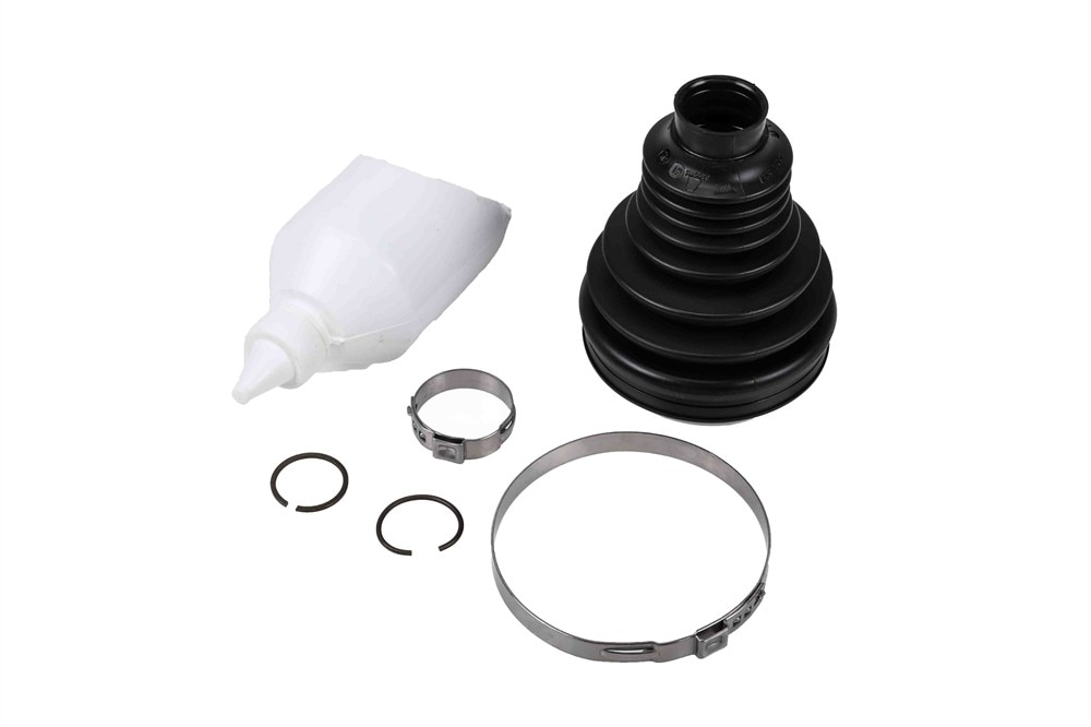 GM Genuine Parts Front Wheel Half-Shaft Constant Velocity (CV) Inner Boot Kit with Bushing, Clamps, Retainer, and Ring