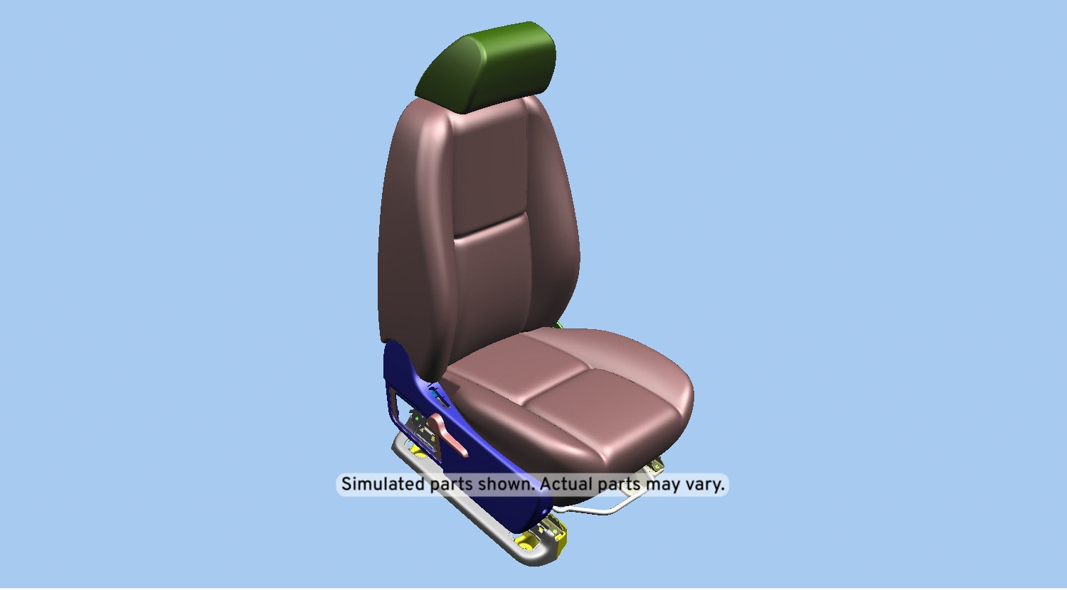 GM Genuine Parts Ebony Passenger Seat