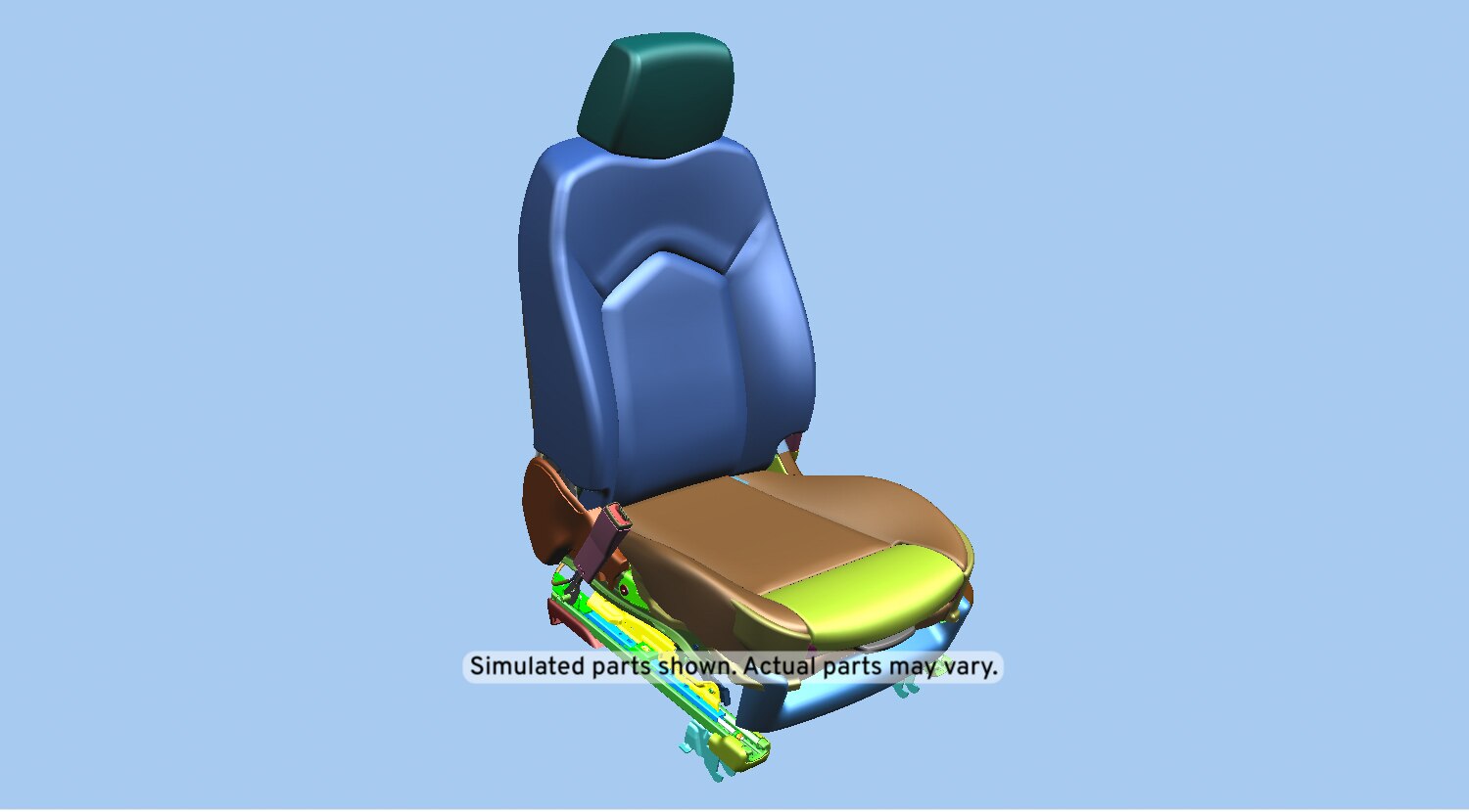 GM Genuine Parts Dark Titanium Driver Seat