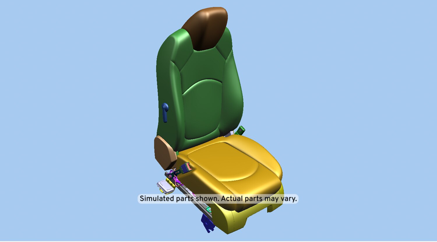 GM Genuine Parts Light Titanium Driver Seat