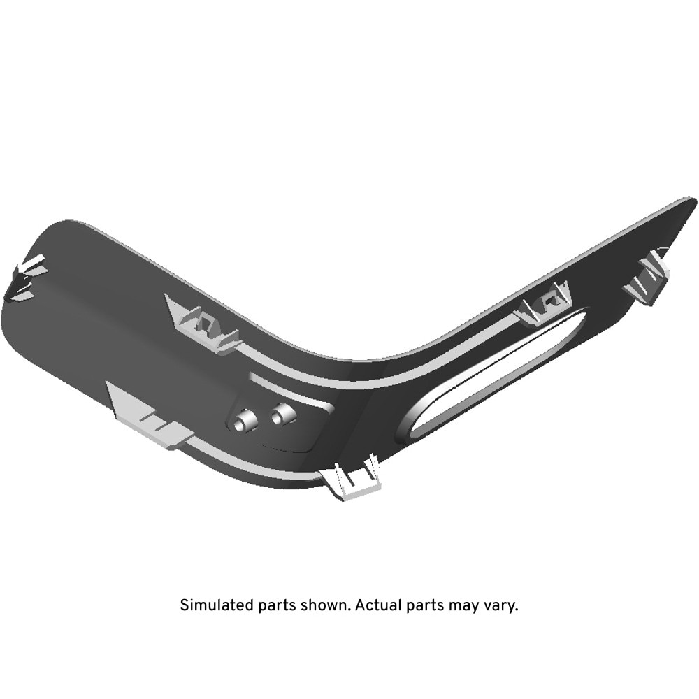 GM Genuine Parts Jet Black Driver Side Quarter Trim Panel Cover