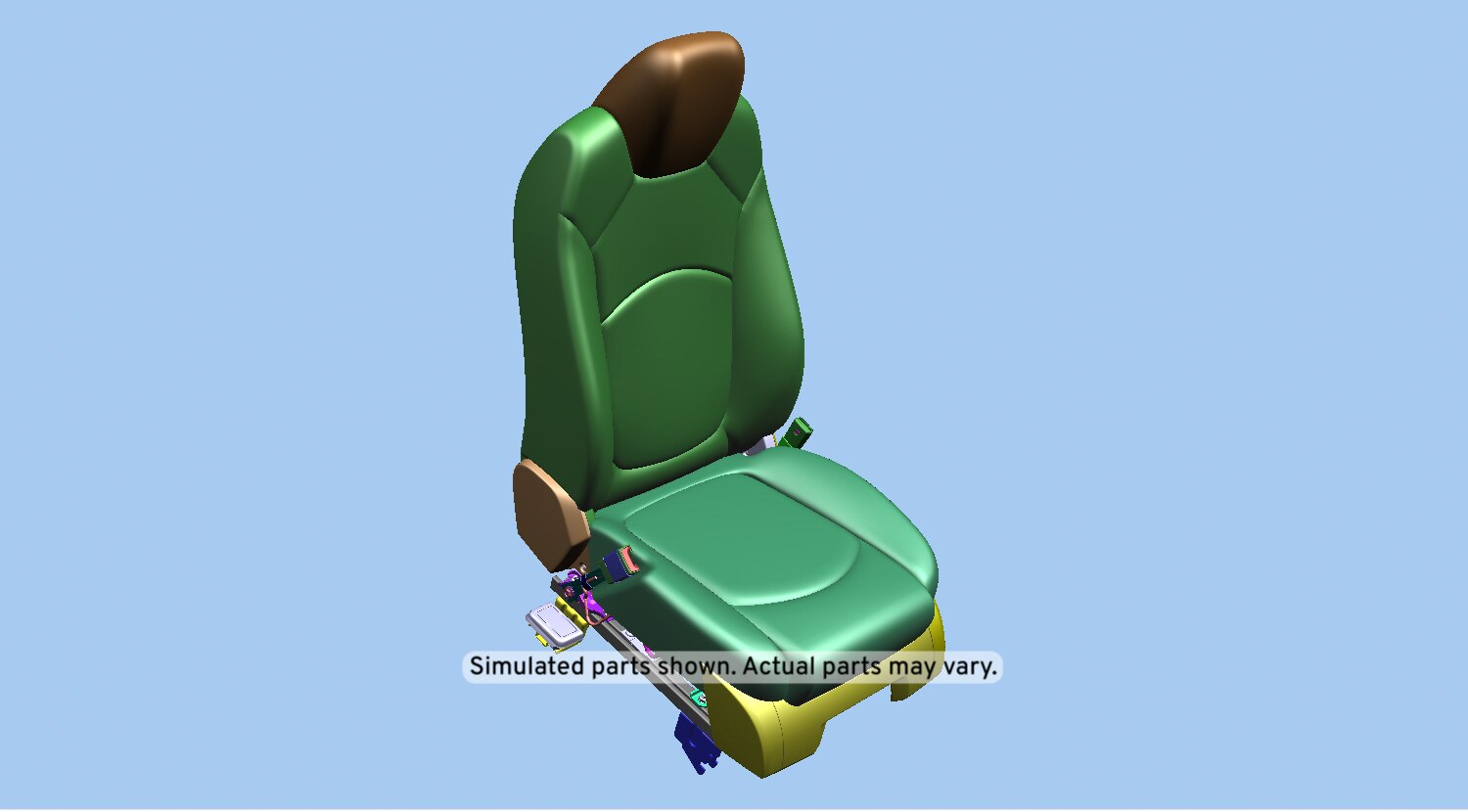 GM Genuine Parts Dark Titanium Driver Seat
