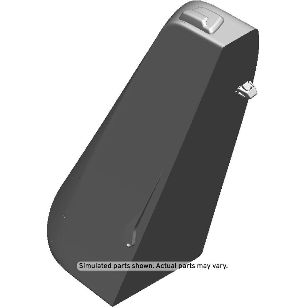 GM Genuine Parts Jet Black Rear Passenger Side Seat Back Side Cushion