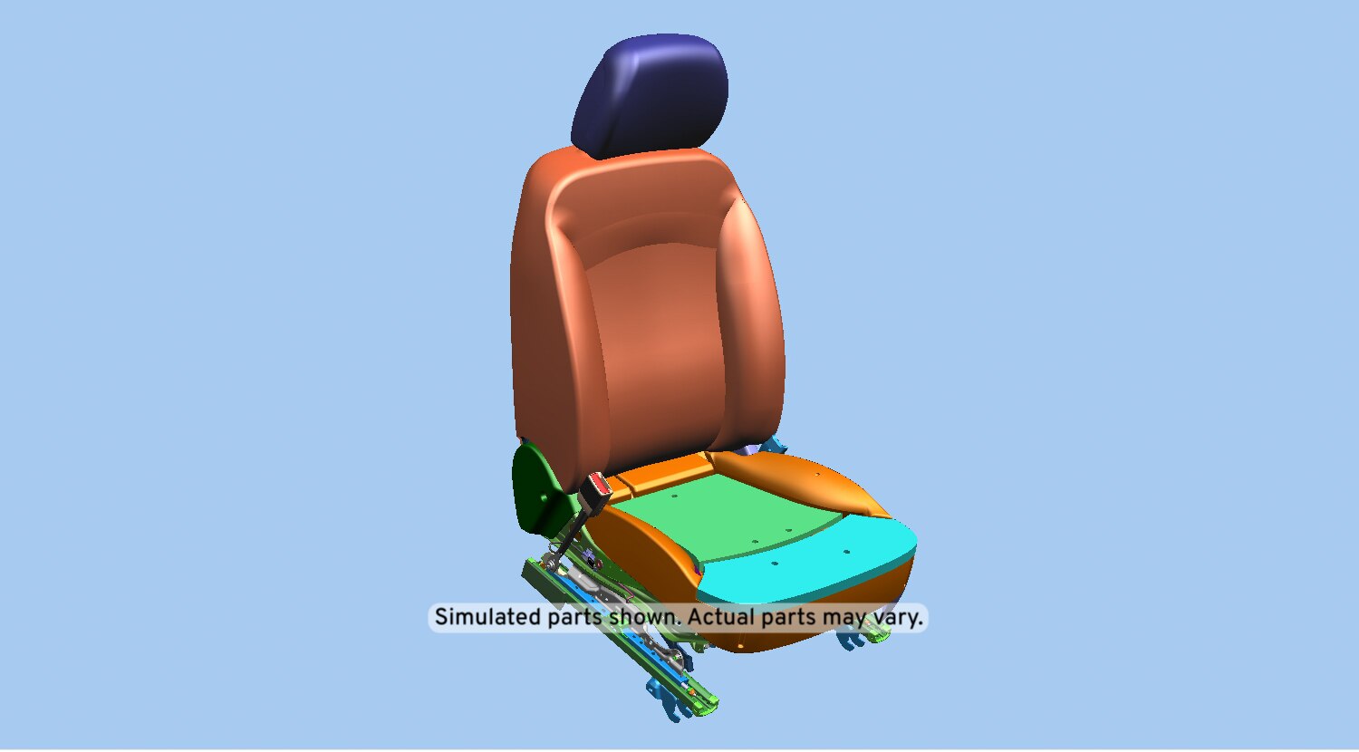GM Genuine Parts Light Titanium Driver Seat