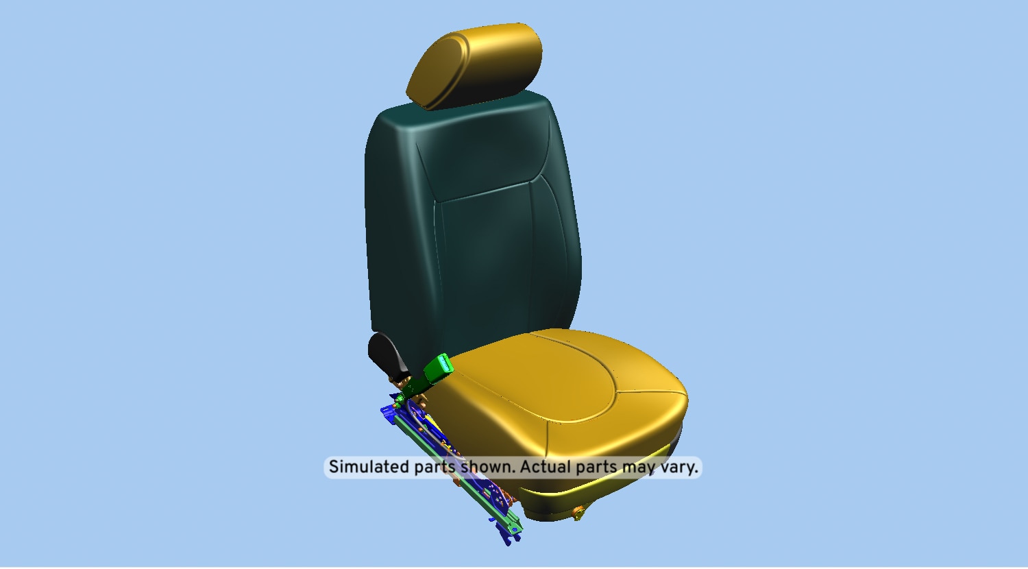 GM Genuine Parts Light Titanium Driver Seat