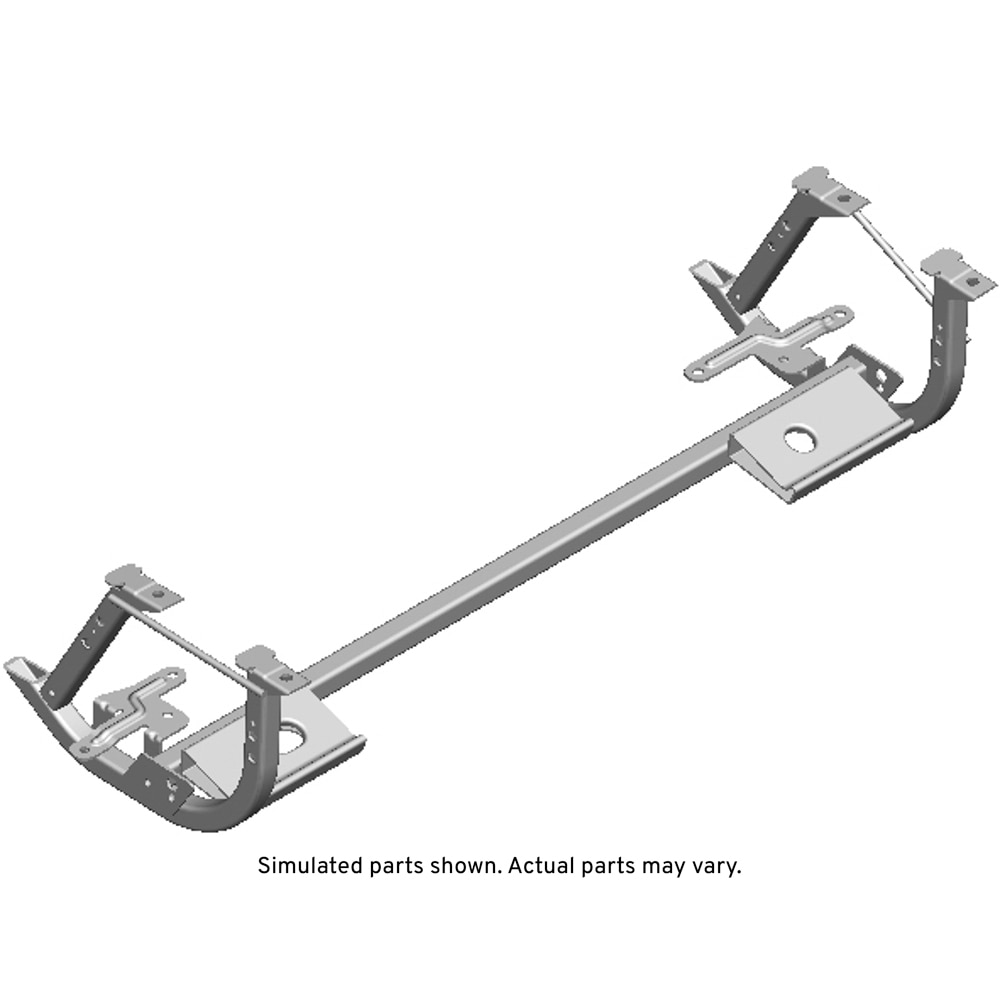 GM Genuine Parts Front Bumper Impact Bar Skid Plate